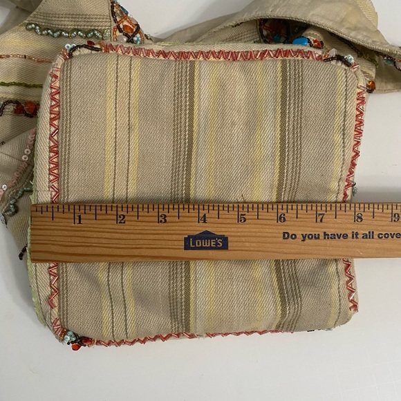 Chan Luu Beaded Boho bucket Bag 100% Cotton - Picture 7 of 16